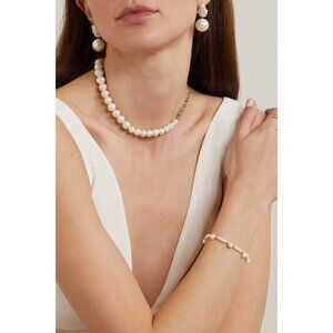 Completedworks The Temporal Anamoly Necklace in Freshwater Pearl CZ New Womens